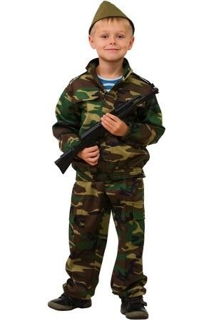Детская военная форма Разведчик, размер 128-64, Батик