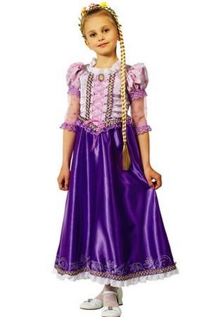 Карнавальный костюм Принцесса Рапунцель, размер 140-72, Батик