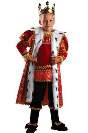 Карнавальный костюм Король, размер 146-72, Батик