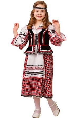 Карнавальный костюм Национальный для девочки, размер 122-64, Батик
