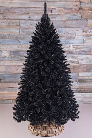 Черная искусственная елка Прелестная Пихта 155 см, ЛЕСКА, Triumph Tree