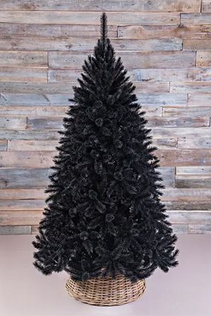 Черная искусственная елка Прелестная Пихта 185 см, ЛЕСКА, Triumph Tree