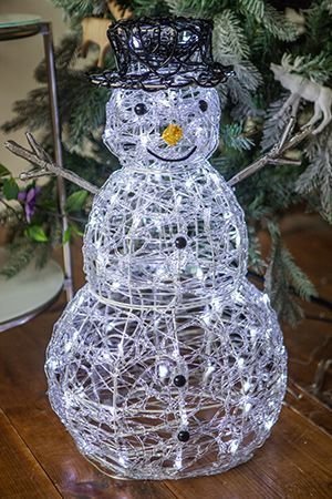 Декор Снеговик своими руками для загородного дома и участка