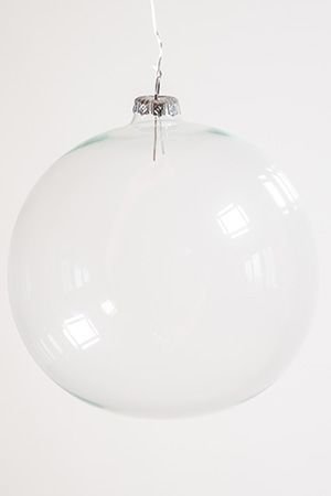Елочный шар ROYAL CLASSIC стеклянный, цвет: прозрачный, 150 мм, Kaemingk