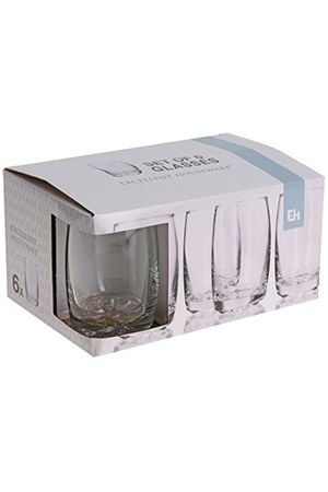 Набор стаканов БУАСОН, стекло, 250 мл, 6 штук, Koopman International