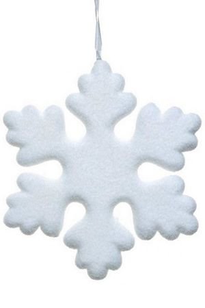 Снежинка УЮТНАЯ ЁЛОЧКА, белая, 40х3 см, пеноплекс, Kaemingk