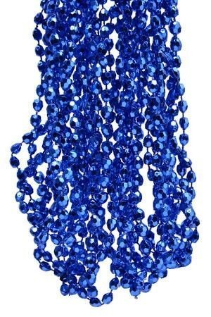 БУСЫ пластиковые БРИЛЛИАНТОВАЯ РОССЫПЬ, 5 мм, 2.7 м, цвет: королевский синий, Kaemingk