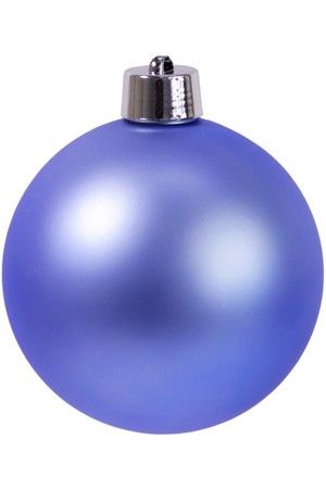 Пластиковый шар матовый, цвет: голубой, 200 мм, Winter Decoration