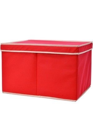 Коробка НОВОГОДНЯЯ для хранения ёлочных шаров и игрушек до 8 см (на 24 штуки), красная, 30x39.5x25.5 см, Kaemingk