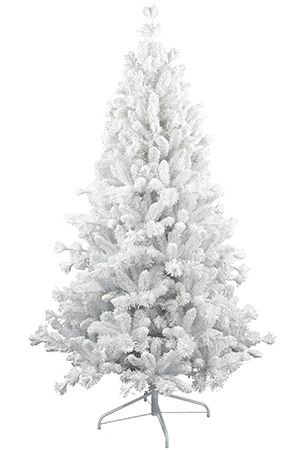 Искусственная ель ТЭДДИ (хвоя - PVC), флокированная, белая, 180 см, A Perfect Christmas