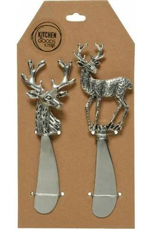 Набор сырных ножей NEW YEAR LUXURY, металл, серебряный, 13-14 см (2 шт.), Kaemingk