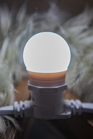 Светодиодная лампа для Белт-лайта, холодная белая, d-45 мм, 2 Вт, цоколь Е27, Rich LED