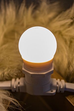 Лампа для Белт Лайт LED теплая белая, 45 мм, Е27, 2 Вт, Rich LED