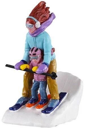 Фигурка 'С мамой на лыжах', 7.5 см, LEMAX