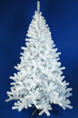 Искусственная белая елка Метелица 240 см, ПВХ, MOROZCO