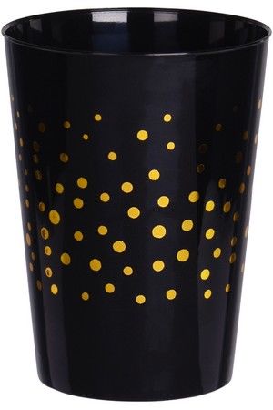 Набор пластиковых стаканов MAGIC PARTY, чёрный, 300 мл (4 шт.), Koopman International