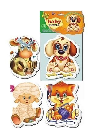 Мягкие пазлы Baby puzzle Домашние любимцы, -Vladi Toys