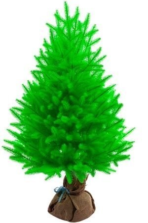 Настольная зеленая елка в мешочке Сапфир 80 см, ЛИТАЯ 100%, ЦАРЬ ЕЛКА, EverChristmas