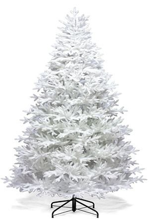 Искусственная белая елка Сапфир 155 см, ЛИТАЯ 100%, ЦАРЬ ЕЛКА, EverChristmas