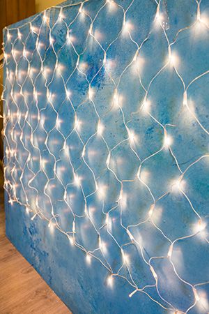 Гирлянда Сетка Koopman 2*1 м, 160 теплых белых LED ламп, прозрачный ПВХ, IP44, Koopman International