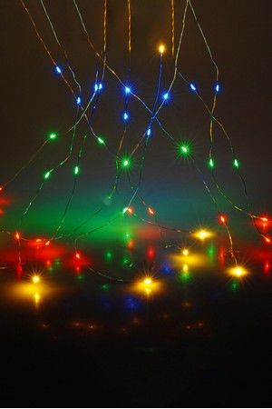 Гирлянда ЛУЧИ (роса), 300 разноцветных mini LED-ламп, 10*3+5 м, серебряный провод, уличная, Koopman International