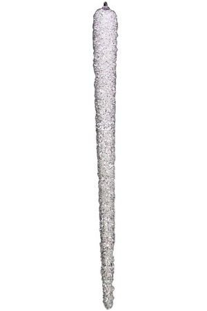 Сосулька СЕРЕБРЯНЫЕ ИСКОРКИ, белая, 43 см, Peha Magic
