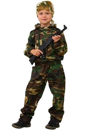Детская военная форма Спецназ, рост 104 см, Батик