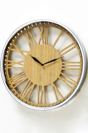 Настенные часы КАЛЛИСТО, металл, дерево, 40 см, Boltze
