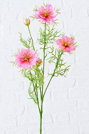 Искусственные цветы КОСМЕЯ, пластик, нежно-розовые, 74 см, Boltze
