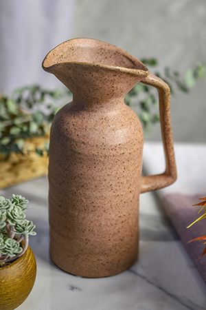 Керамическая ваза кувшин АНТИК, коричневая, 24 см, Kaemingk