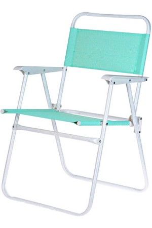 Складное пляжное кресло LUX COMFORT, полиэстер 600D, металл, бирюзовое, 50х54х79 см, Koopman International