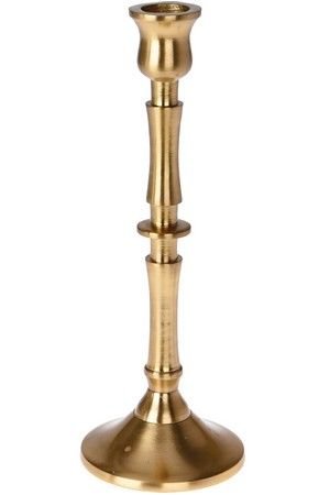 Высокий подсвечник ЭЛЕГАНТЕ ГРАНДЕ - Римская Коллекция, на 1 свечу, золотой, 23 см, Koopman International