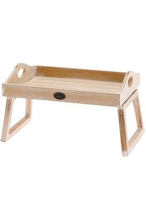 Поднос-столик для завтрака LIVING, деревянный, 30х20х18 см, Koopman International