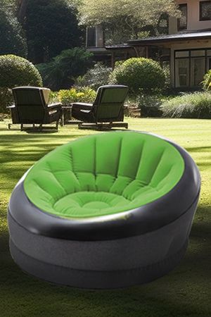 Надувное кресло Intex Empire Chair зеленое, 112х109х69 см, INTEX, Intex