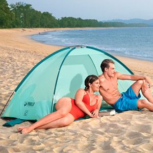 Пляжная двухместная палатка Beach Ground 2, 200х120х95 см, BestWay