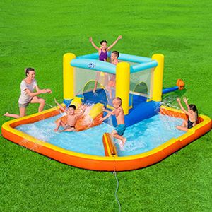 Игровой центр Beach Bounce с батутом, 365x340x152 см, BestWay