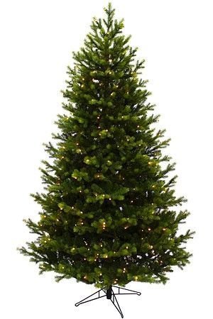 Искусственная елка с лампочками Датская 215 см, 432 теплых белых ламп, ЛИТАЯ + ПВХ, Black Box