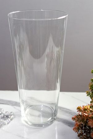 Стеклянная ваза ГВЕЙН, прозрачная, 30 см, Edelman, Mica