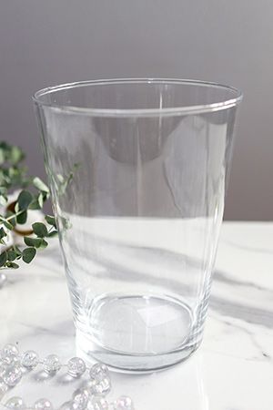 Стеклянная ваза КЛОУИ, прозрачная, 20 см, Edelman, Mica