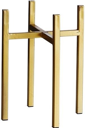 Подставка для кашпо АСКОТ, металл, золотая, 16х25 см, Edelman, Mica