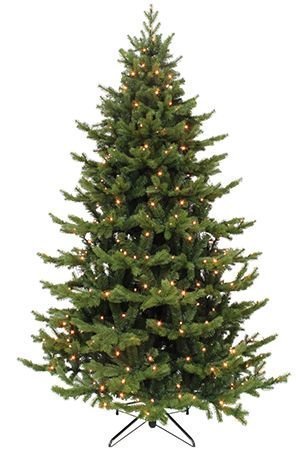 Искусственная елка с лампочками Шервуд Премиум 185 см, 200 теплых белых ламп, ЛИТАЯ 100%, Triumph Tree