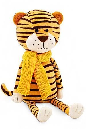Мягкая игрушка Тигрёнок Санни в оранжевом шарфике, 21 см, ORANGE TOYS