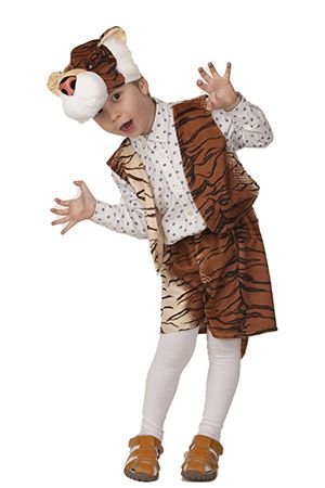 Карнавальный костюм Тигр Тим, размер 110-56, Батик