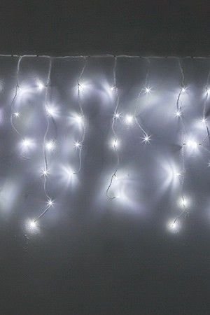 Светодиодная гирлянда Бахрома 20*0.9 м, 630 холодных белых LED ламп, контроллер, белый ПВХ, IP44, Kaemingk (Lumineo)