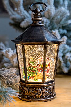 Снежный' фонарь ОБЫКНОВЕННОЕ ЧУДО, LED-подсветка, 22 см, батарейки, Peha Magic