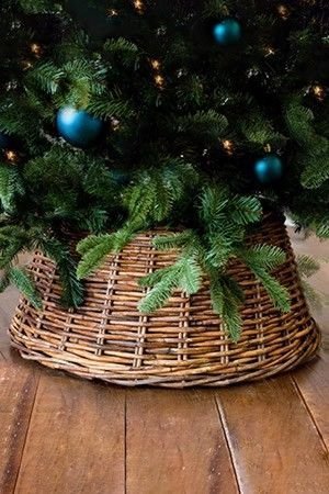Плетеная корзина для елки Vinoviro 80*28 см коричневая, Triumph Tree