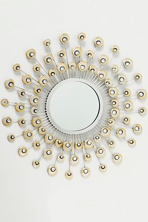 Настенное панно - зеркало РАСМУС, металлическое, 82 см, Boltze
