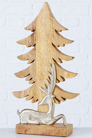 Декоративная ёлочка СЬОРЕН, дерево, 37 см, Boltze