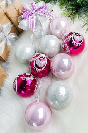 Ёлочное украшение - гирлянда БАТИК фиолетовый, 45 см, Елочка