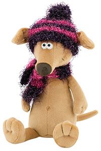 Собака Чуча в фиолетовой шапке, 20 см, ORANGE TOYS, exclusive